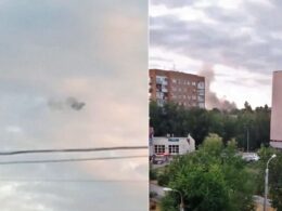 russia's volgograd targeted drones drone attack 19 2025 telegram/exilenova+ early hours mass multiple parts russia prompted emergency flight restrictions temporary activation kovyor airport shutdown protocol outcome assault remains unknown ukraine