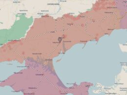 explosion derails russian military convoy occupied zaporizhzhia oblast hur says yakymovka deep state's railways marked white black dashed lines yakymivka train blown up near town overnight 31 damaging fuel wagons