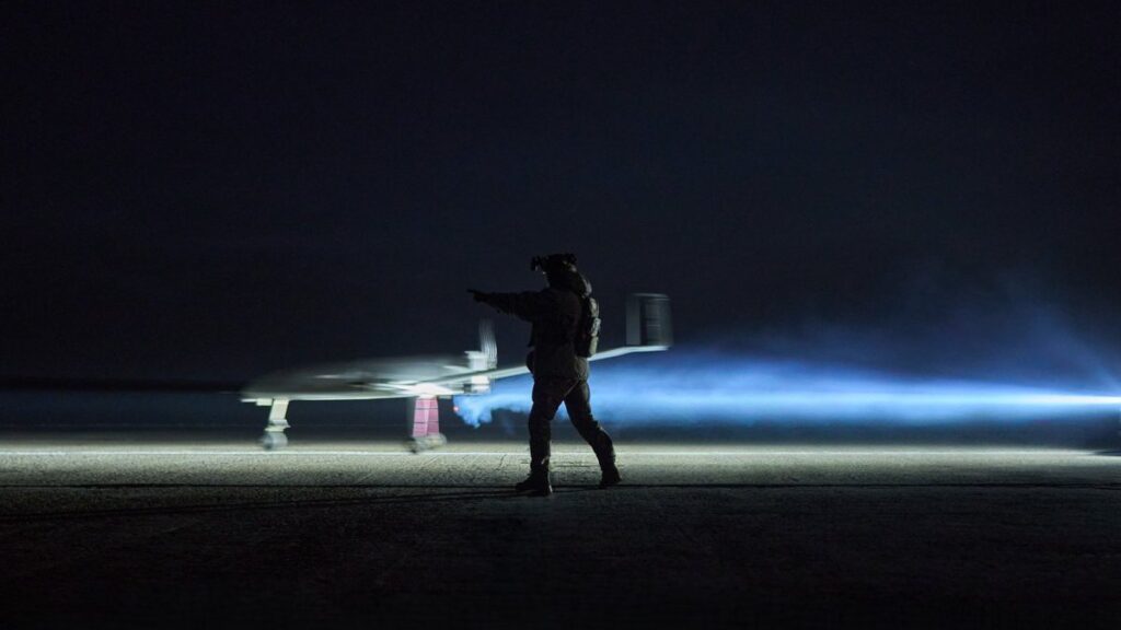 A 14th UAS Regiment An-196 takes off.