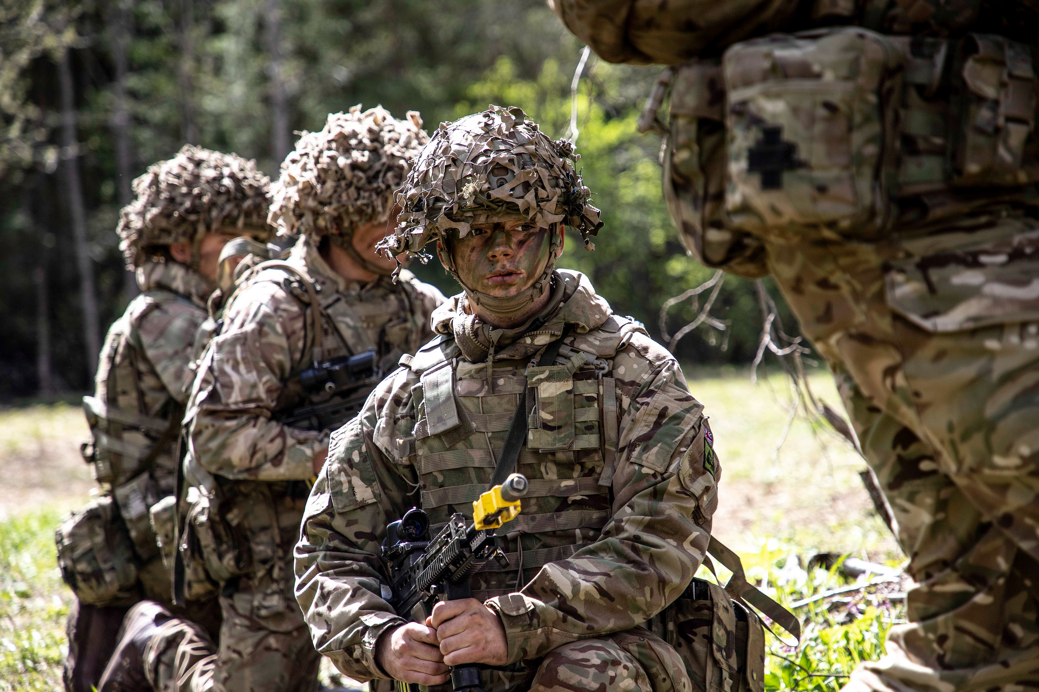 ft europe splits three camps over postwar ukraine troop commitments british soldiers take part exercise spring storm estonia 2019 flickr/nato north atlantic treaty organization european leaders prepare summit 4 paris