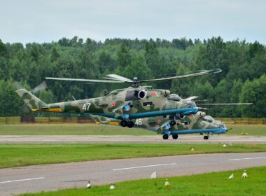Mi-24 helicopters