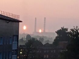 ukraine pierces russian air defenses drone strikes hit tula voronezh view azot chemical plant russia's oblast 17 2025 telegram/supernova+ overnight reached moscow piercing alleged ukrainian uav raids russia claimed intercept