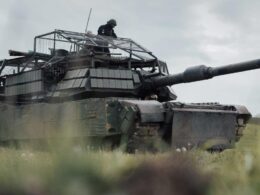 A Ukrainian M-1 tank