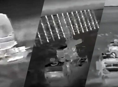 fpv-style upgrade gives ukrainian long-range uj-26 beaver drone real-time visuals russian air defense radars captured bober drone’s thermal camera fpv mode during 1 2025 strike russian-occupied crimea russian-air-defense-radars-in-crimea-as-seen-from-ukraine-beaver-drones-in-fpv-mode ukraine’s (beaver)